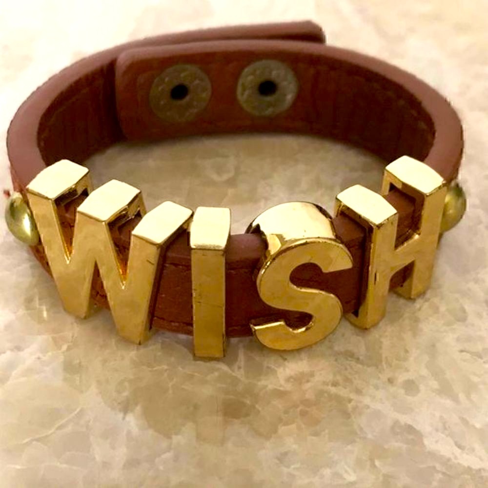 Wish Leather bracelet